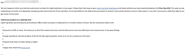 2018年亚马逊Prime Day，卖家在4月至7月都该干点什么？